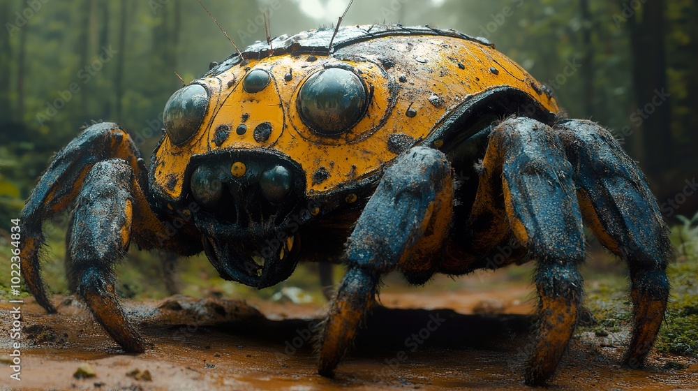 Cyberpunk Spider: A Futuristic Creature Design Cyberpunk Spider: A Futuristic Creature Design