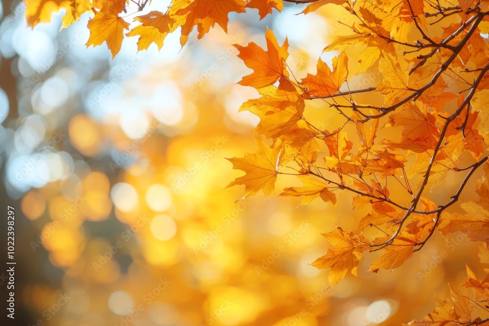 Fallen Leaves Season Background created with Generative AI Fallen Leaves Season Background created with Generative AI
