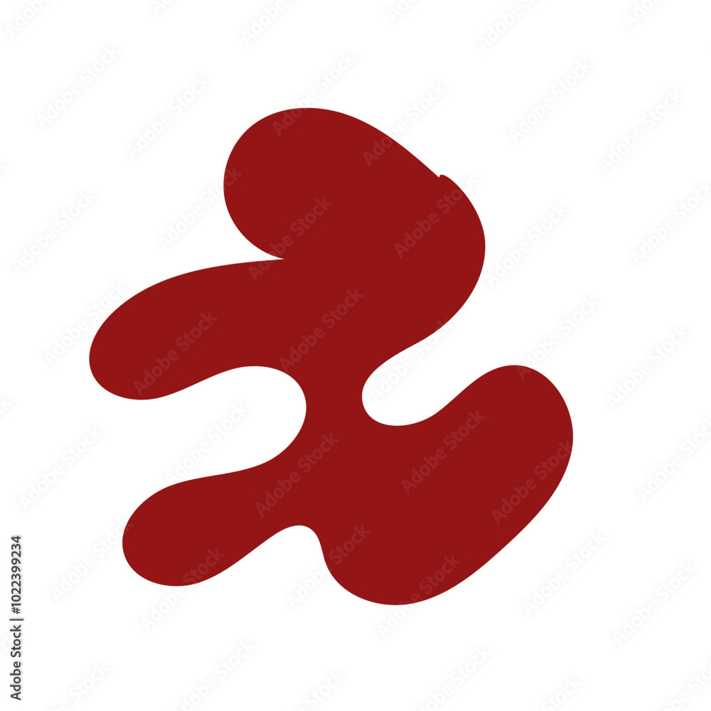Red green abstract shapes vectors Red green abstract shapes vectors