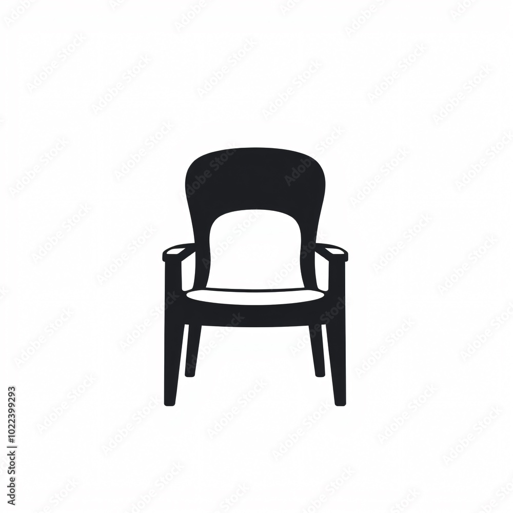 Simple black chair design showcasing sleek lines and minimalist style perfect for modern home decor in any setting Simple black chair design showcasing sleek lines and minimalist style perfect for modern home decor in any setting