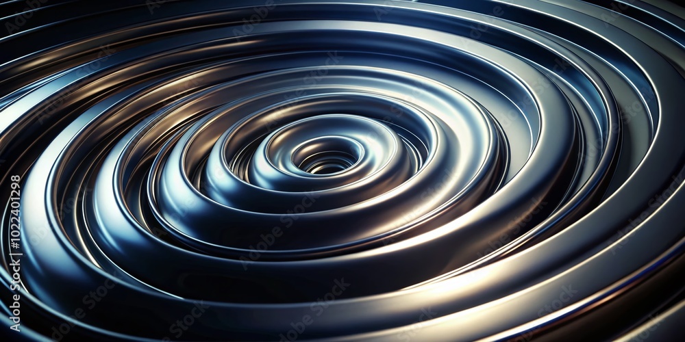 Dark Abstract Shiny Metallic Spiral Background for Vertical Video Animation Dark Abstract Shiny Metallic Spiral Background for Vertical Video Animation