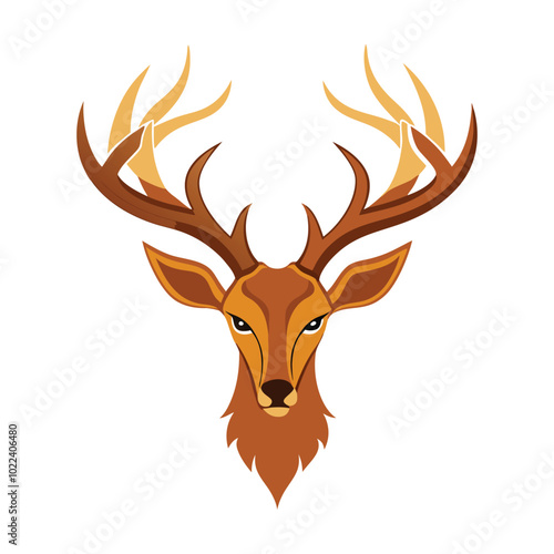 Deer antlers vector design