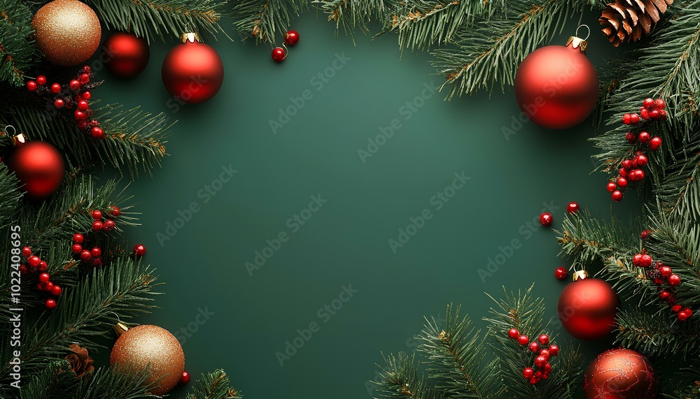 Merry Christmas and happy New Year elements background, top view Merry Christmas and happy New Year elements background, top view