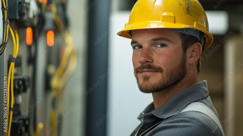 A skilled electrician receiving recognition for their work, showcasing the career advancement opportunities in the trade, A skilled electrician receiving recognition for their work, showcasing the career advancement opportunities in the trade,