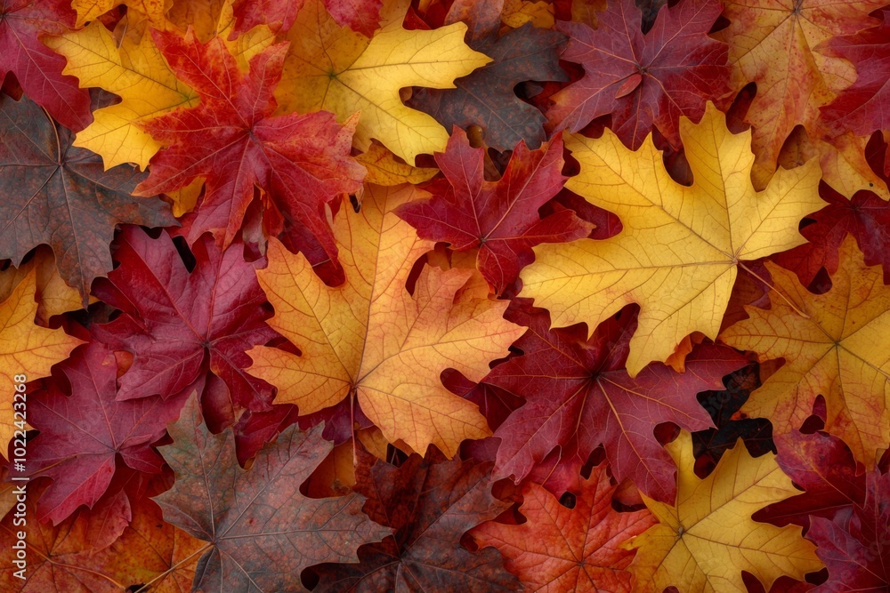 Fallen Leaves Season Background Fallen Leaves Season Background