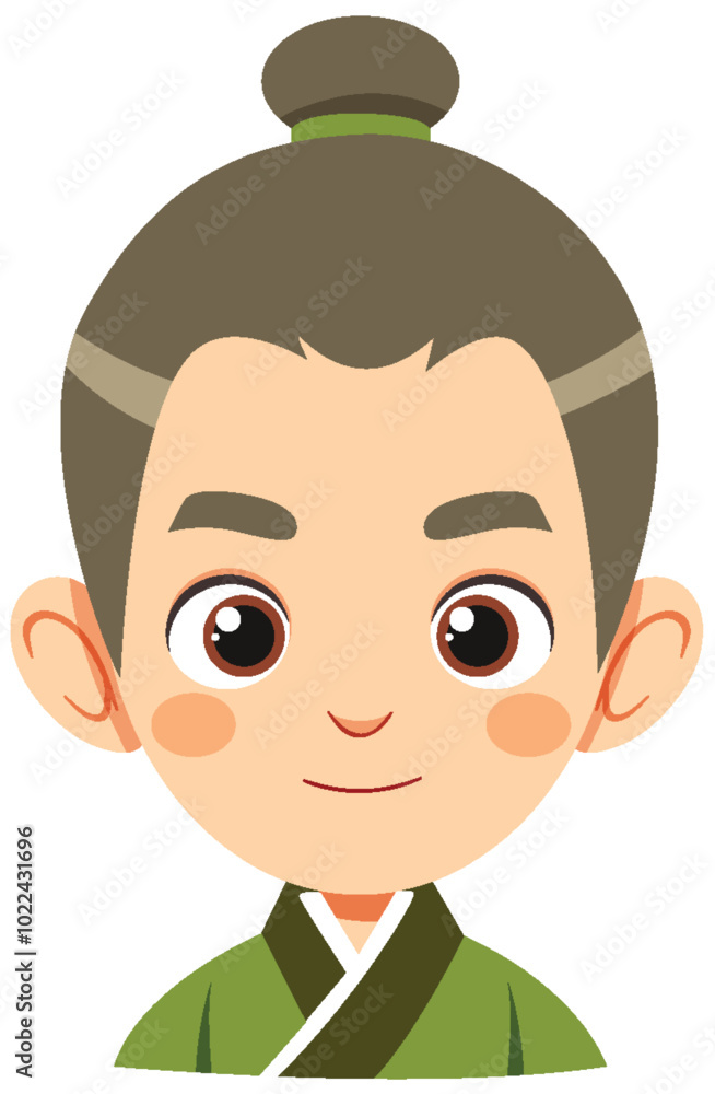 Traditional Chinese Avatar Illustration Traditional Chinese Avatar Illustration