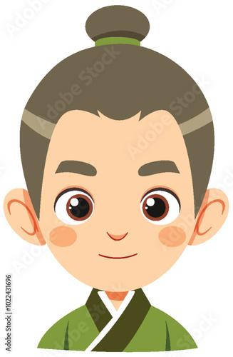 Traditional Chinese Avatar Illustration