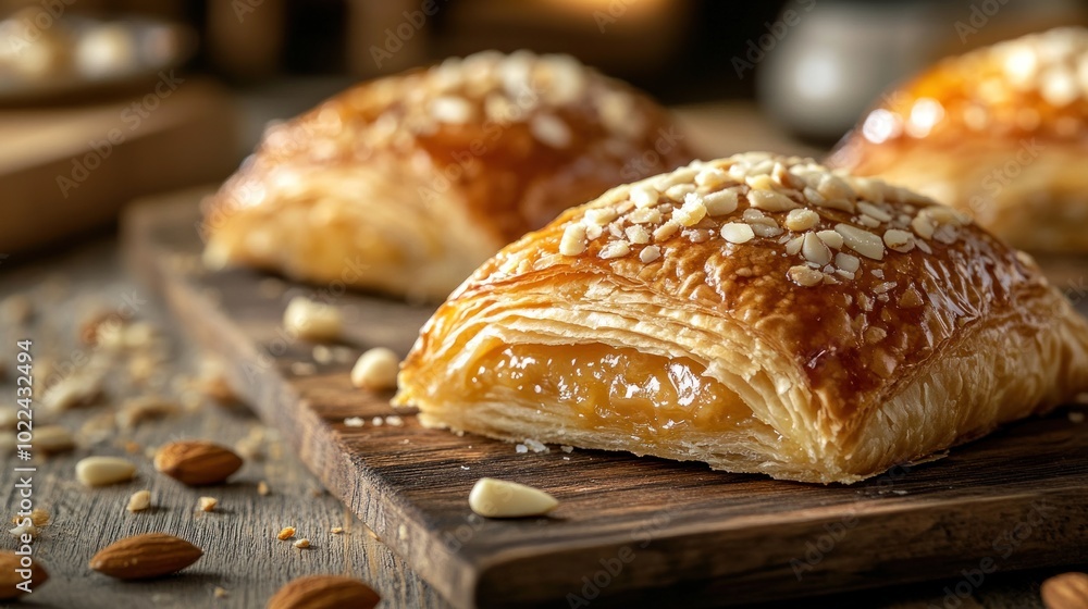 Golden Almond Puff Pastry: A Delightful Treat Golden Almond Puff Pastry: A Delightful Treat