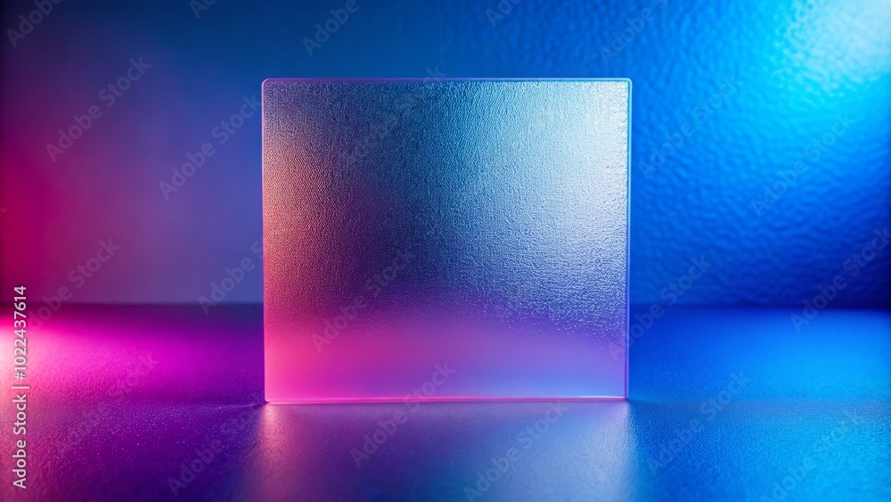 Capture striking images with a soft frosted glass card effect against a vibrant purple and blue gradient, elevating minimalist photography to new artistic heights. Capture striking images with a soft frosted glass card effect against a vibrant purple and blue gradient, elevating minimalist photography to new artistic heights.