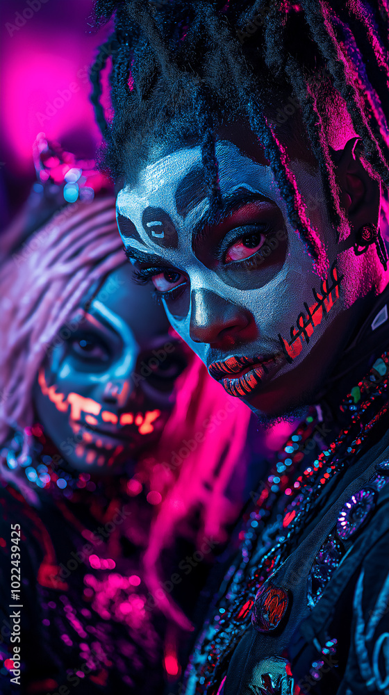 Dark Halloween Fashion and Skull Face Paint | Gothic Costumes and Spooky Makeup for Halloween Party Vibes Dark Halloween Fashion and Skull Face Paint | Gothic Costumes and Spooky Makeup for Halloween Party Vibes