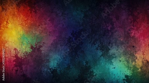 abstract grunge rainbow background