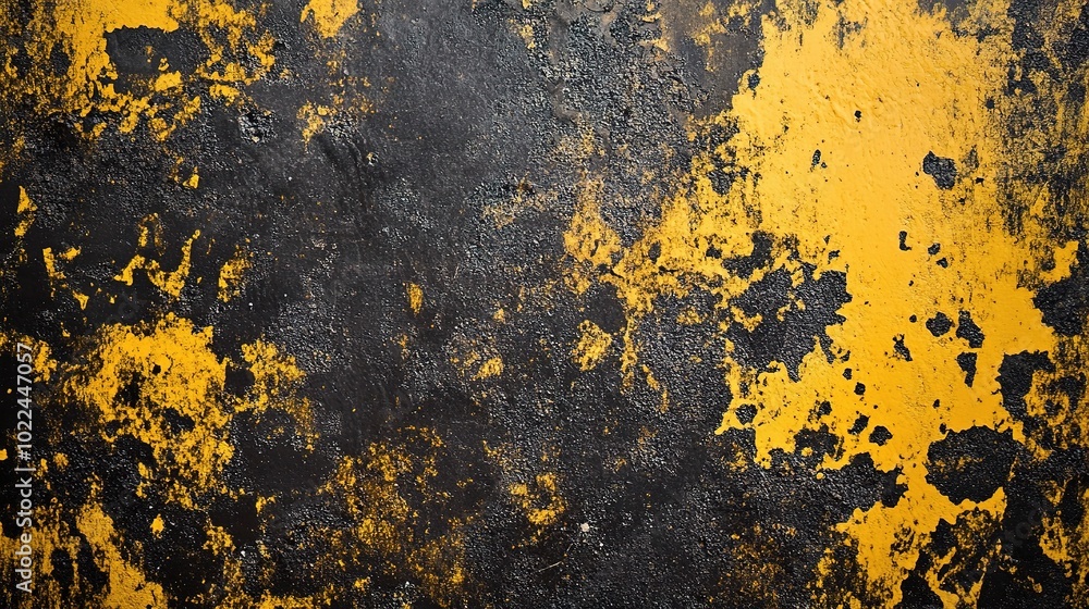 Abstract Yellow and Black Grunge Background Texture Abstract Yellow and Black Grunge Background Texture
