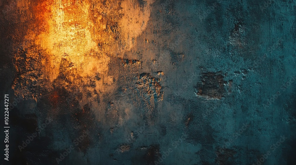 Textured Green and Gold Wall Background Textured Green and Gold Wall Background