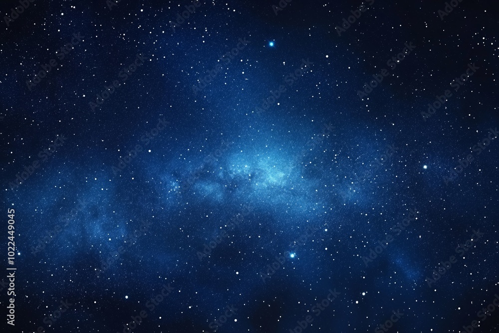 Starry night sky with deep blue tones, distant stars and constellations, mysterious and ethereal atmosphere with soft glow. Starry night sky with deep blue tones, distant stars and constellations, mysterious and ethereal atmosphere with soft glow.
