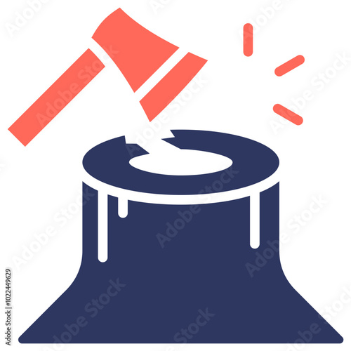 Wood Cutting Icon