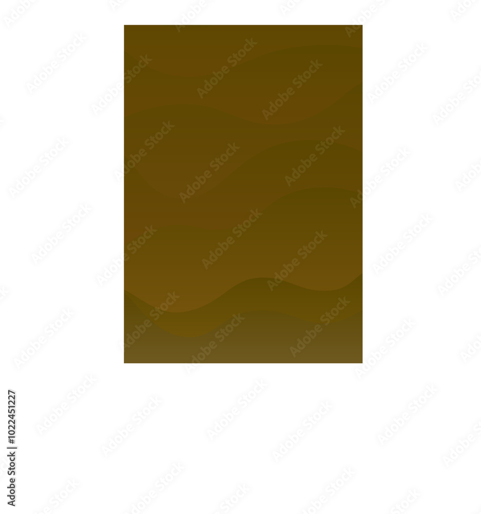 Obraz premium Abstract brown wave background. Flowing shapes elements. Perfect for graphic design, website, banner, brochure, poster or advertisement.