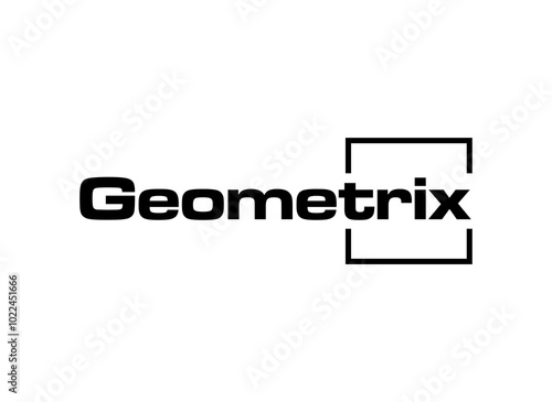 A logo featuring the word "Geometrix" with a geometric design element.