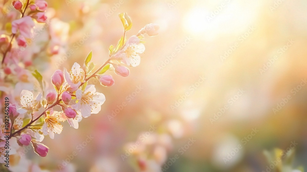 Soft Blossom in Gentle Light at Sunrise Soft Blossom in Gentle Light at Sunrise