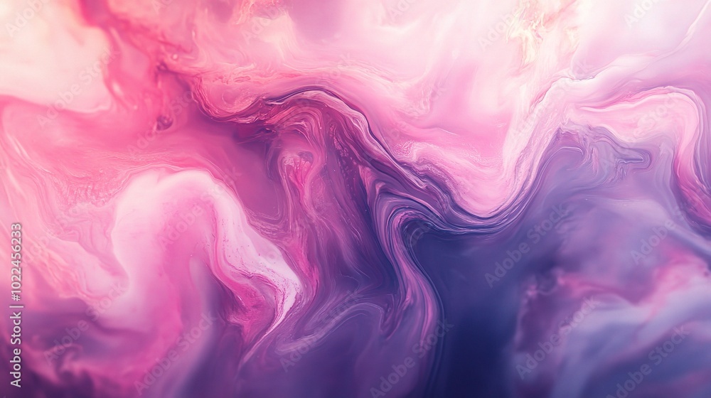 Fototapeta premium Abstract Pink and Purple Swirling Texture Background