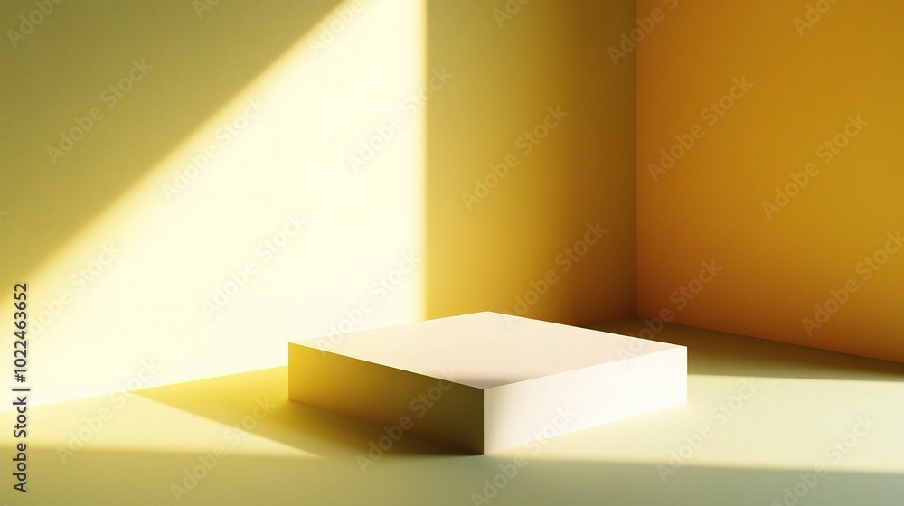 Obraz premium Minimalistic Studio with Soft Lighting and Neutral Tones