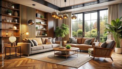 Elevate your living room with modern, cozy furniture designs that harmonize style and comfort, enriching your home's aesthetics and creating a welcoming ambiance.