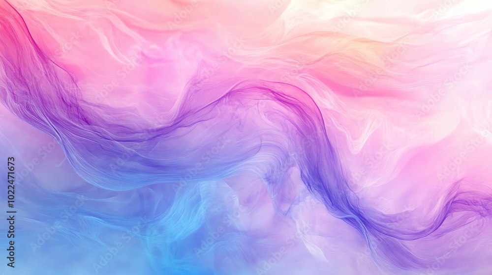 Colorful Abstract Swirls in Soft Pastel Hues Colorful Abstract Swirls in Soft Pastel Hues