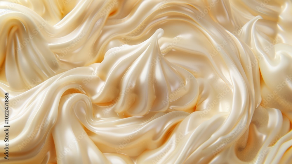 Close up of the texture of mayonnaise background, top view. Photorealistic high resolution macro photography for advertising or food design. Close up of the texture of mayonnaise background, top view. Photorealistic high resolution macro photography for advertising or food design.