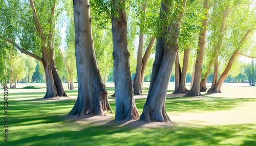 August Yang Tree Moments in the Park, Experience Outdoor Relaxation and Serenity. photo