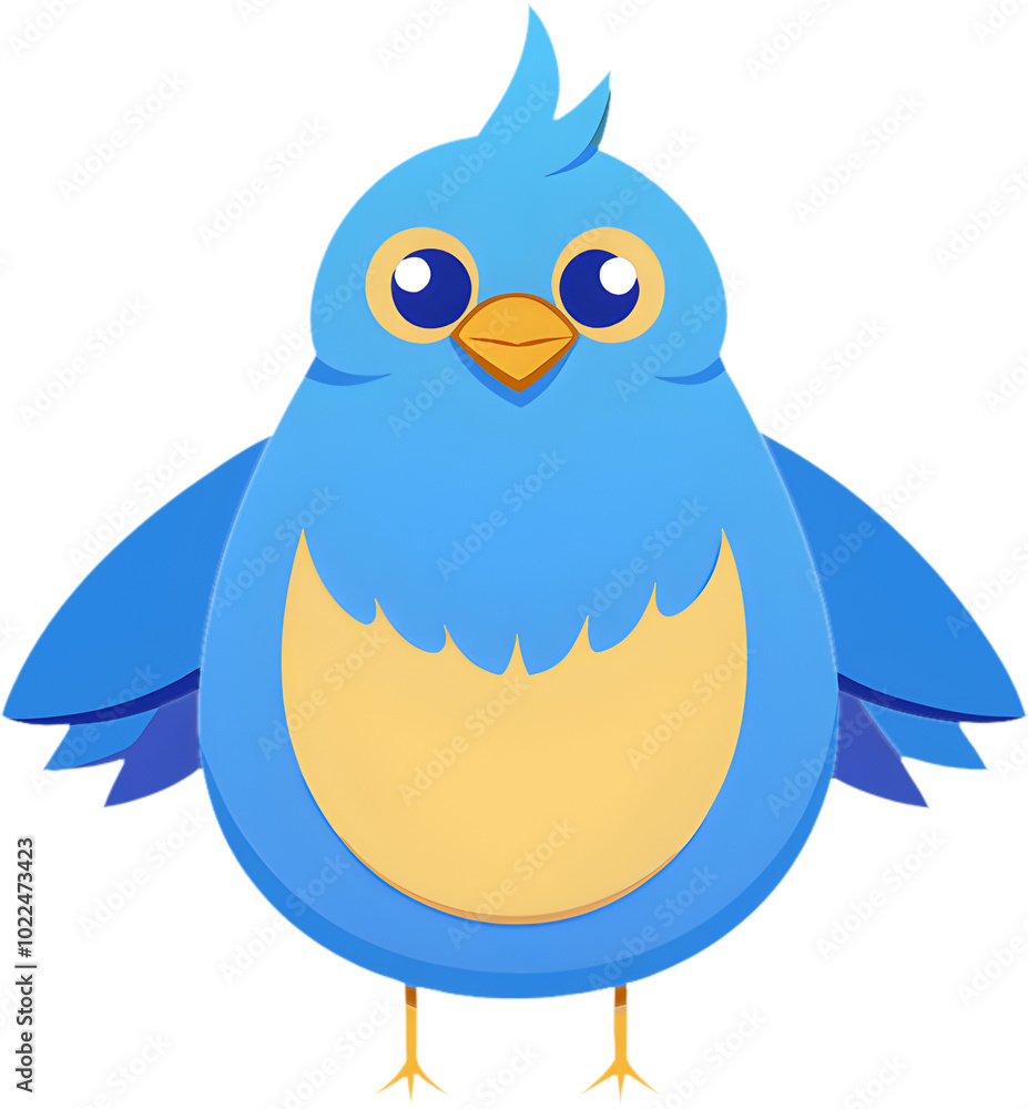 Soft fluffy bird cartoon clipart for nursery decor. Soft fluffy bird cartoon clipart for nursery decor.