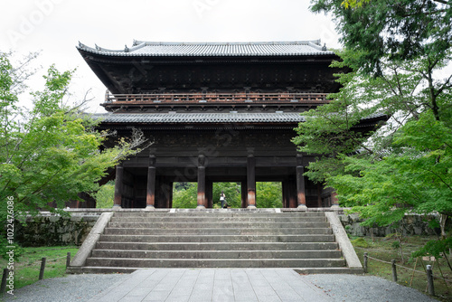 Nanzenji Sanon Gate in Kyoto, Japan photo