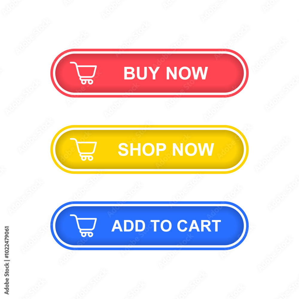 Shop now button, buy now button and add to cart button Shop now button, buy now button and add to cart button