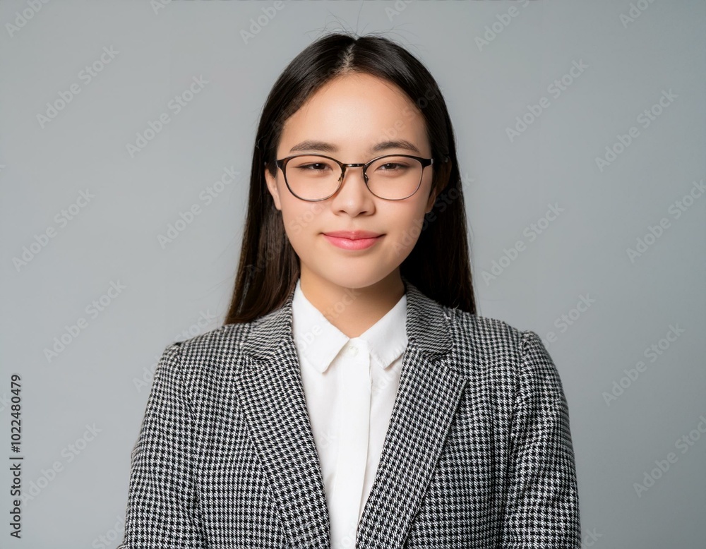 Portrait of young asian woman cute attractive teenage school girl face, or businesswoman Portrait of young asian woman cute attractive teenage school girl face, or businesswoman