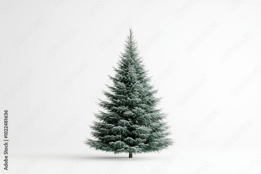 Christmas tree on a isolated white background Christmas tree on a isolated white background