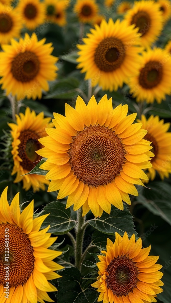 Close up of vibrant yellow sunflower petals background for invitation or card screensaver Close up of vibrant yellow sunflower petals background for invitation or card screensaver