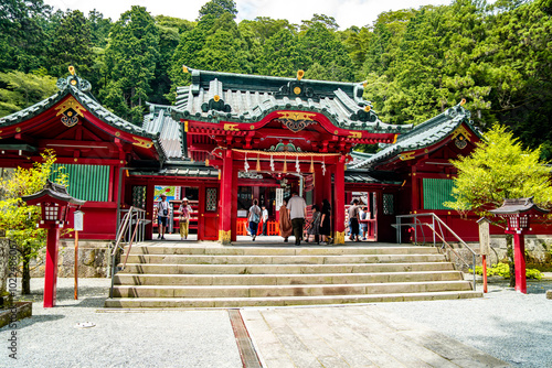 Kuzuryu Shrine Shingu in Hakone, Ashigarashimo, Kanagawa, Japan photo