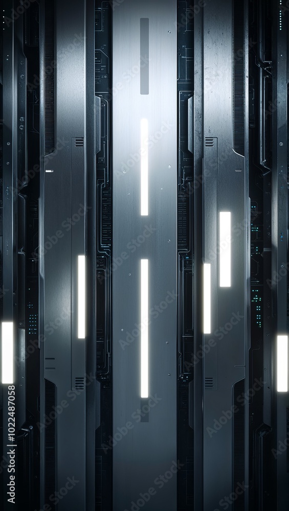 High tech metallic surfaces with glowing data points background for invitation or card screensaver High tech metallic surfaces with glowing data points background for invitation or card screensaver