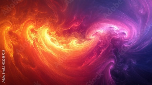 Wallpaper Mural Abstract Swirl of Vibrant Colors in Motion Torontodigital.ca