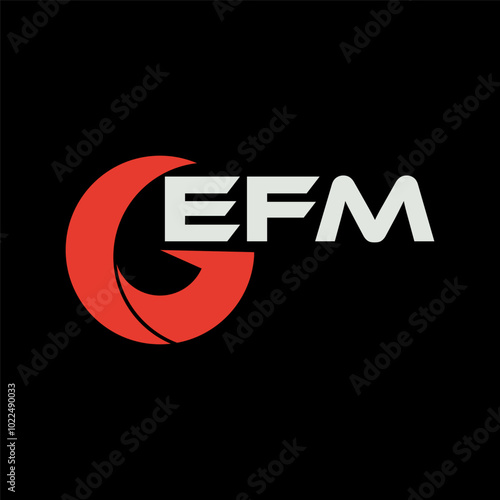 EFM letter logo design for your brand or company business. company logo ,rand, initial, finance logo, technology ,tech , marketing, fashion, education, web, security etc