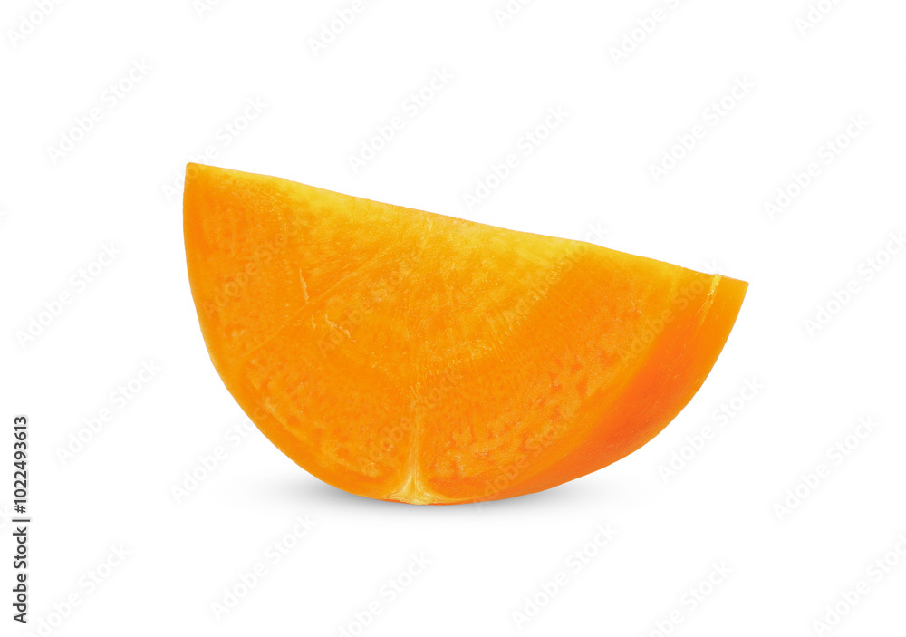 Sliced carrot vegetable isolated on white background. Sliced carrot vegetable isolated on white background.