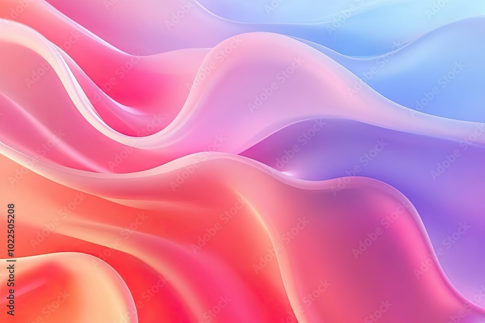 Fototapeta premium Abstract Colorful Swirling Liquid Background