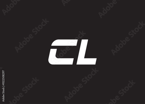 CL letter logo and initial logo design