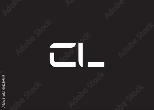 CL letter logo and initial logo design