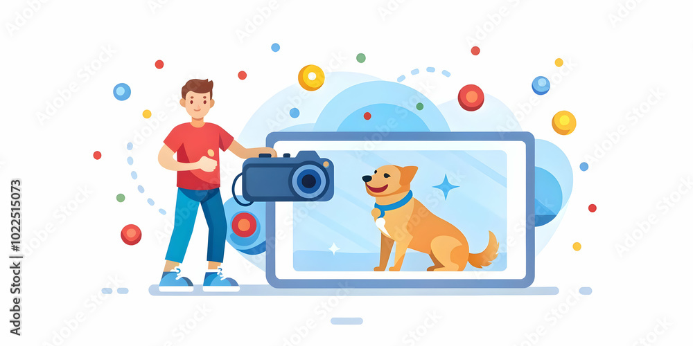 Bokeh Lights Framing Joy: A Softly Focused Image of a Person and Dog Playing Fetch Highlighting the Therapeutic Value of Pet Engagement in Photo Stock Concept Bokeh Lights Framing Joy: A Softly Focused Image of a Person and Dog Playing Fetch Highlighting the Therapeutic Value of Pet Engagement in Photo Stock Concept