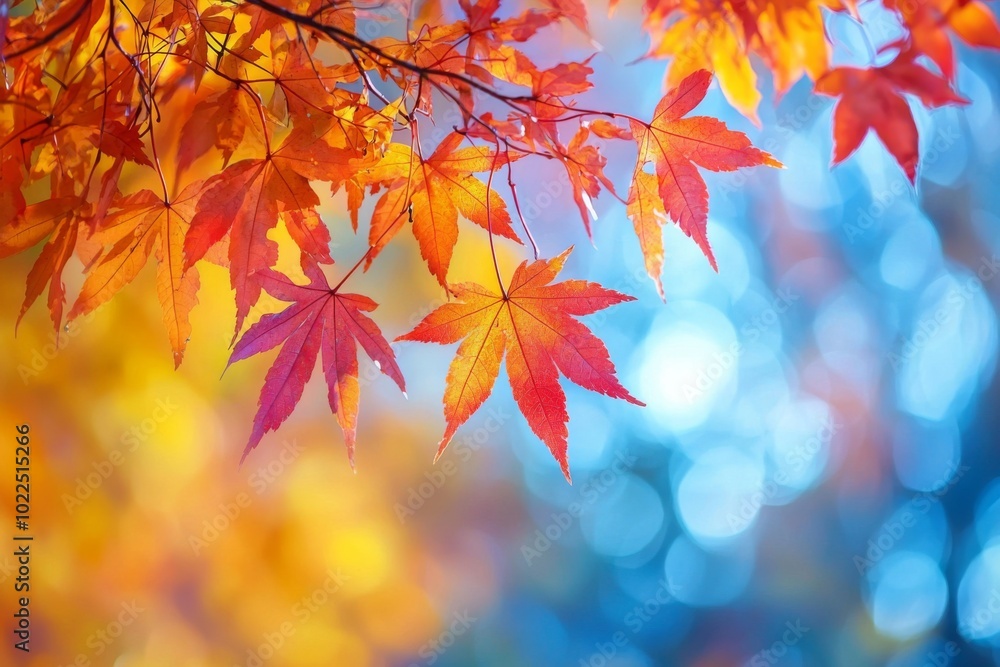 Fallen Leaves Season Background created with Generative AI Fallen Leaves Season Background created with Generative AI