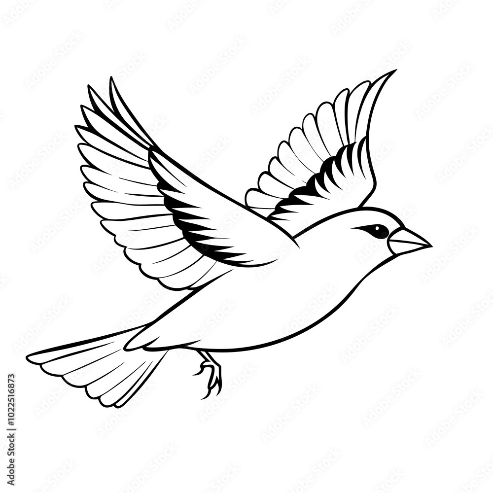 Obraz premium american-goldfinch-flying