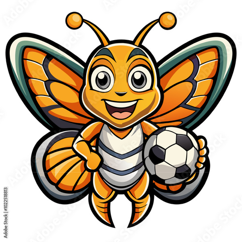 ButterFree: The Soccer Butterfly Mascot  photo