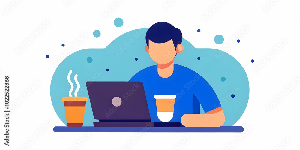 Soft Abstract Digital Art of a Remote Worker in Comfortable Chair Using Tablet Surrounded by Bokeh Lights - Conceptual Photo Stock of Flexible Mobile Work Environment Soft Abstract Digital Art of a Remote Worker in Comfortable Chair Using Tablet Surrounded by Bokeh Lights - Conceptual Photo Stock of Flexible Mobile Work Environment