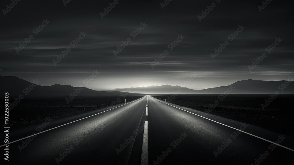 Fototapeta premium highway road stripe
