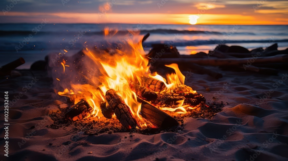 beach fire background beach fire background