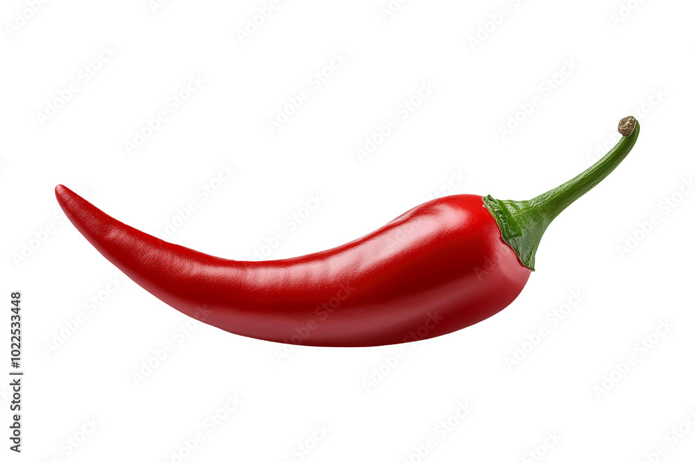 Red chili pepper isolated on transparent background Red chili pepper isolated on transparent background